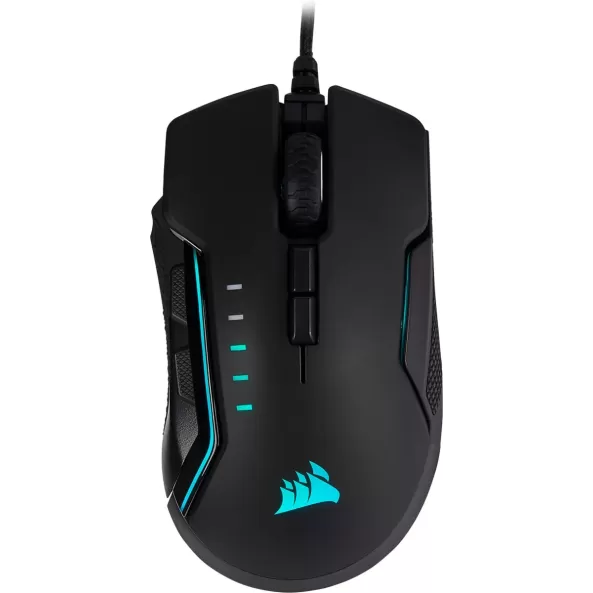 Игровая Мышь Corsair GLAIVE RGB PRO Aluminum Цвет:чёрный