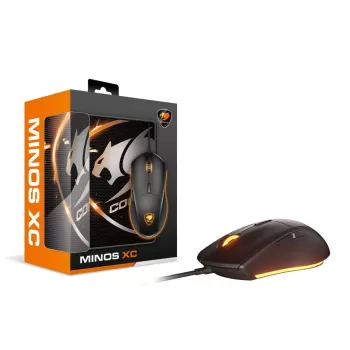 Игровая мышь с ковриком COUGAR MINOS XC +SPEED XC Цвет:чёрный Игровая мышь с ковриком COUGAR MINOS XC +SPEED XC Цвет:чёрный