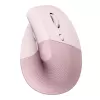 Ergonomic Wireless Mouse Logitech Lift Vertical Rose Color:Rose