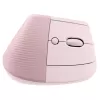 Ergonomic Wireless Mouse Logitech Lift Vertical Rose Color:Rose