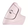 Ergonomic Wireless Mouse Logitech Lift Vertical Rose Color:Rose