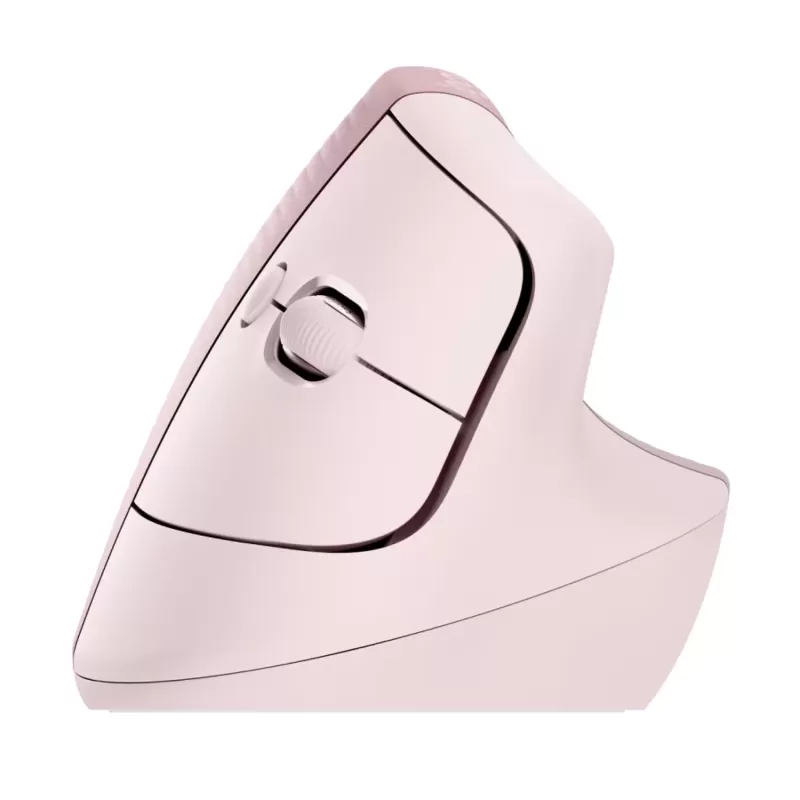 Ergonomic Wireless Mouse Logitech Lift Vertical Rose Color:Rose
