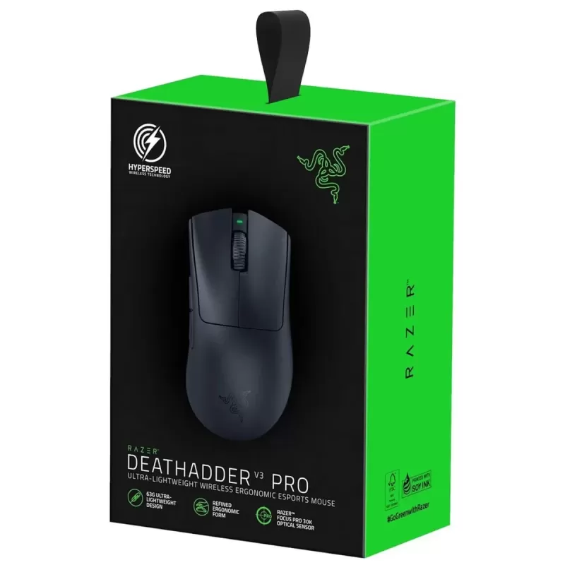 Gaming Mouse RAZER DeathAdder V3 Pro 8000Hz Smooth-Touch black