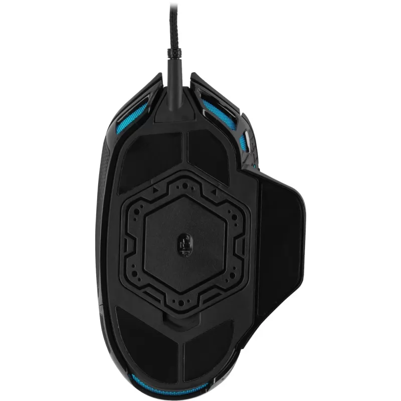 עכבר גיימינג חוטי Corsair NIGHTSWORD RGB צבע שחור