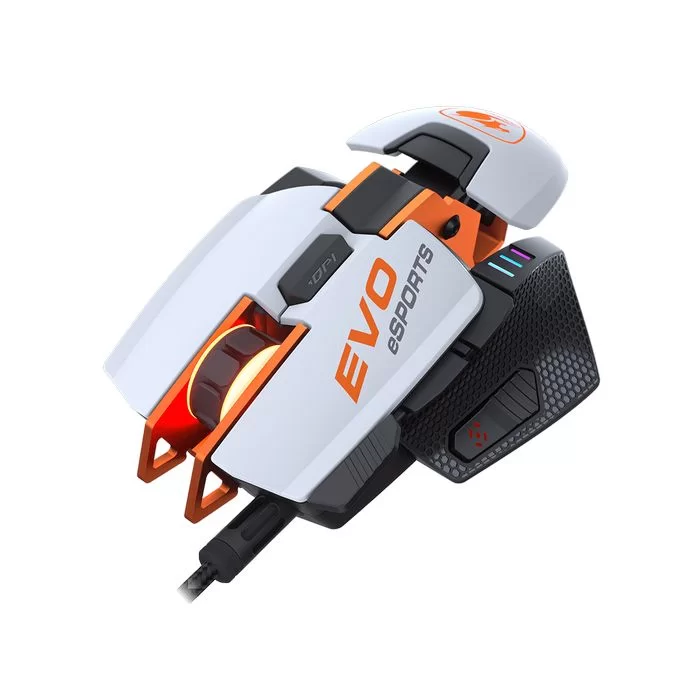Gaming Mouse COUGAR 700M EVO eSPORTS Color:black, white, orange Gaming Mouse COUGAR 700M EVO eSPORTS Color:black, white, orange