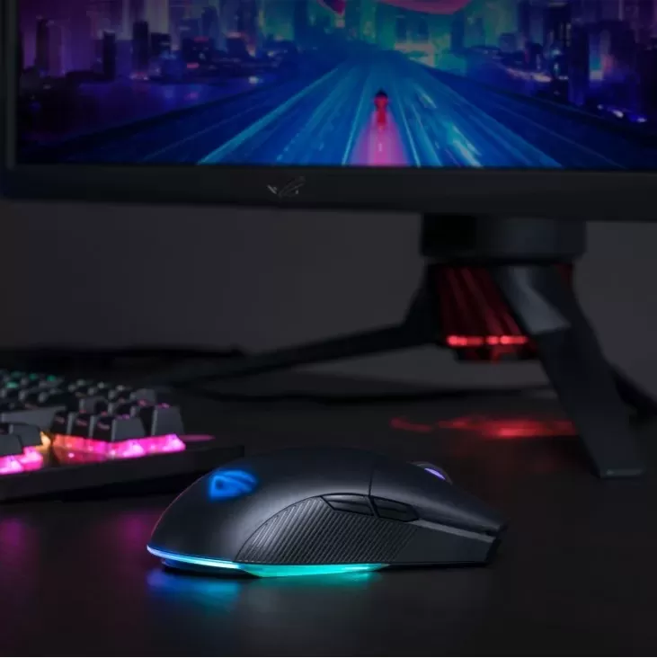 Беспроводная Игровая Мышь Asus ROG Pugio II Цвет:чёрный
