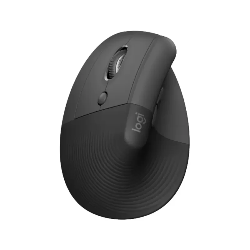 Ergonomic Wireless Mouse Logitech Lift Vertical Graphite Color:gray