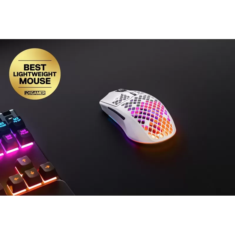 Wireless Gaming Mouse SteelSeries Aerox 3 white Wireless Gaming Mouse SteelSeries Aerox 3 white
