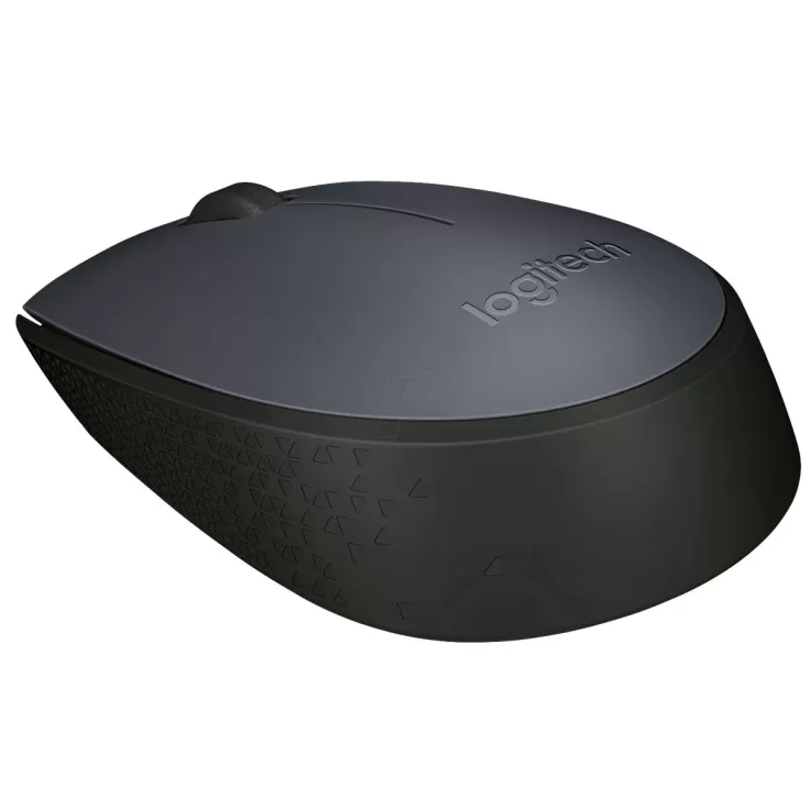Беспроводная Мышь Logitech M170 чёрный Цвет:серый Беспроводная Мышь Logitech M170 чёрный Цвет:серый