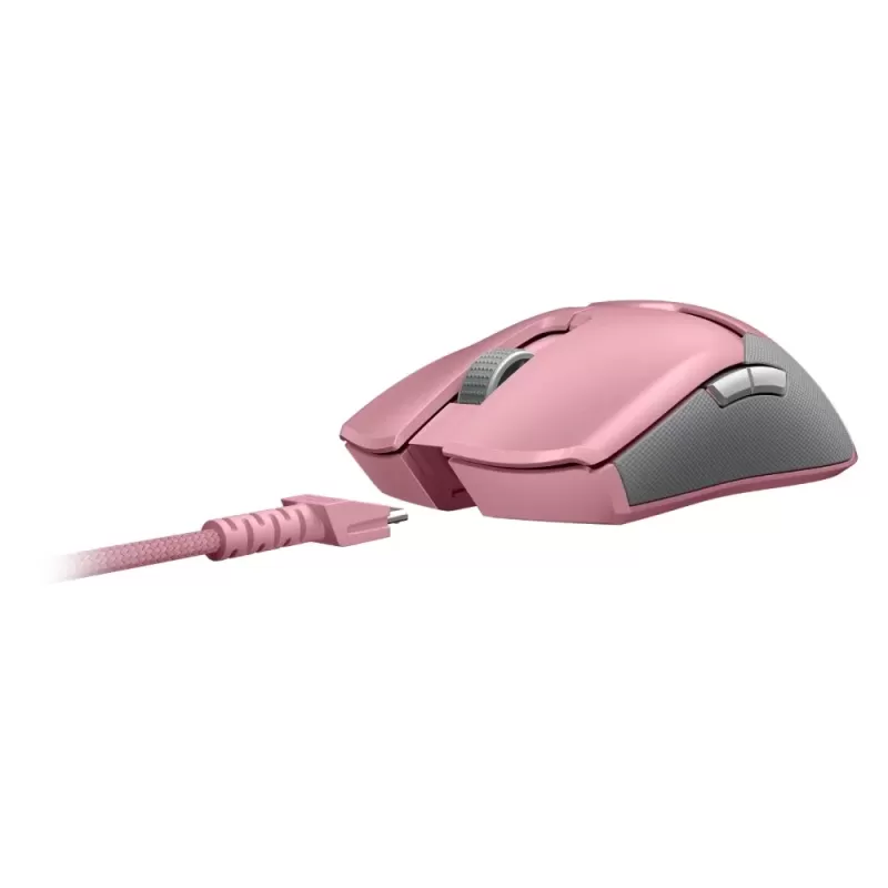 עכבר גיימינג אלחוטי RAZER Viper Ultimate & Mouse Dock ורוד