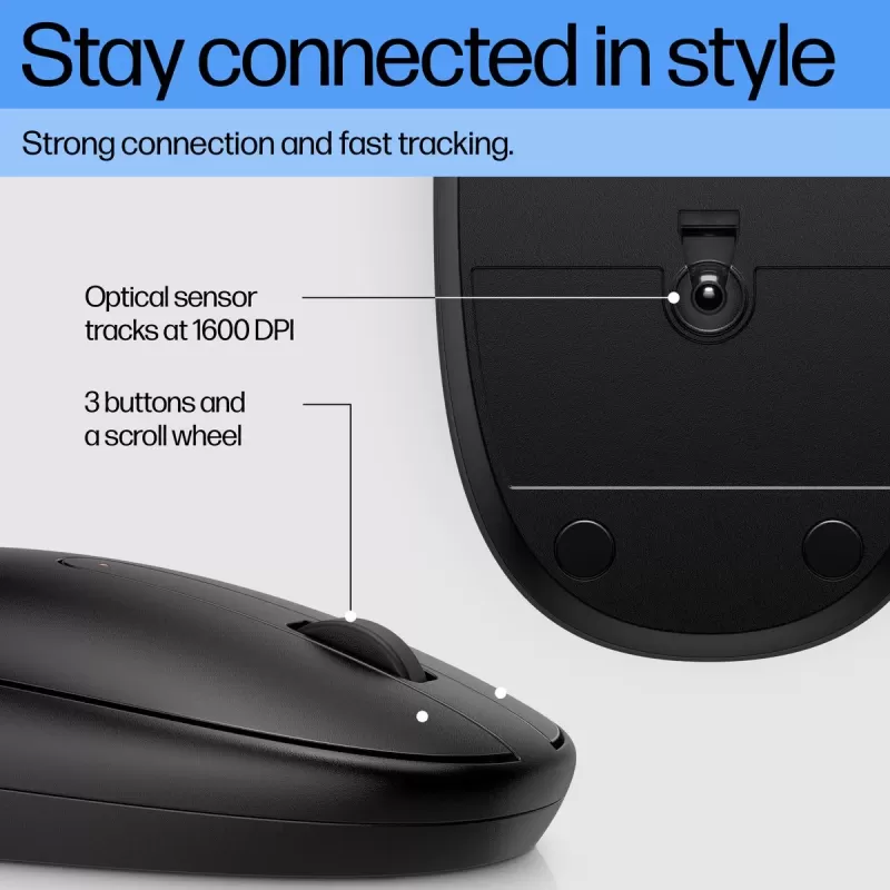 עכבר אלחוטי HP 245 Bluetooth Mouse שחור עכבר אלחוטי HP 245 Bluetooth Mouse שחור