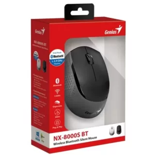 עכבר אלחוטי Genius NX-8000S BT+WiFi עכבר אלחוטי Genius NX-8000S BT+WiFi