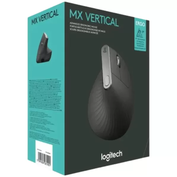 Ergonomic Wireless Mouse Logitech MX Vertical Graphite