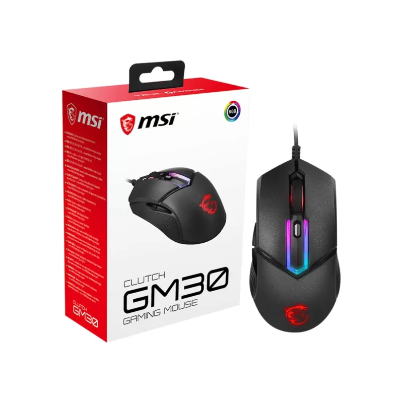Gaming Mouse MSI CLUTCH GM30 Color:black