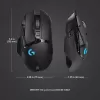 עכבר גיימינג אלחוטי Logitech G502 Lightspeed צבע שחור