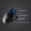 עכבר גיימינג אלחוטי Logitech G502 Lightspeed צבע שחור