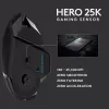 עכבר גיימינג אלחוטי Logitech G502 Lightspeed צבע שחור