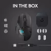 עכבר גיימינג אלחוטי Logitech G502 Lightspeed צבע שחור
