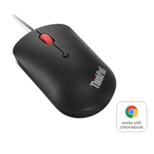 Проводная Мышь Lenovo ThinkPad USB-C Wired Compact Цвет:черный