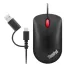 עכבר חוטי Lenovo ThinkPad USB-C Wired Compact צבע שחור