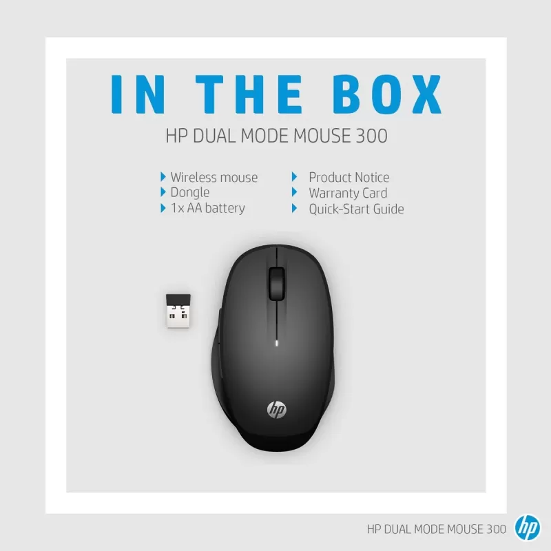 Беспроводная Мышь HP Dual Mode Mouse