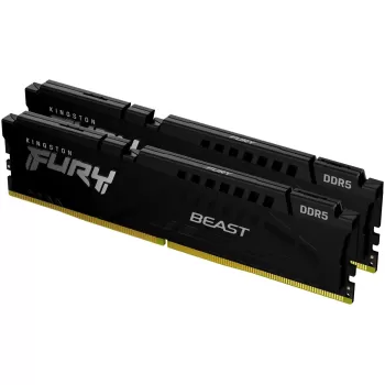 Desktop Memory DRAM Kingston FURY Beast 16GB (2x8GB) DDR5 6000MHz CL36 EXPO black KF560C36BBEK2-16 16GB DDR5 6000MHz Desktop Memory DRAM Kingston FURY Beast 16GB (2x8GB) DDR5 6000MHz CL36 EXPO black KF560C36BBEK2-16 16GB DDR5 6000MHz