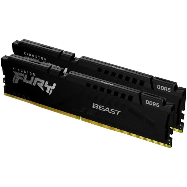 Desktop Memory DRAM Kingston FURY Beast 16GB (2x8GB) DDR5 6000MHz CL36 EXPO black KF560C36BBEK2-16 16GB DDR5 6000MHz