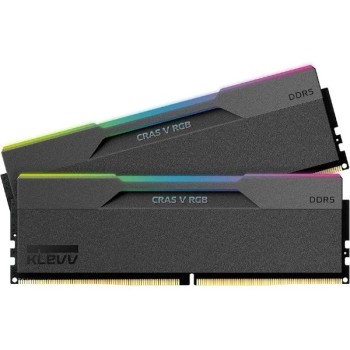 Desktop Memory DRAM Klevv CRAS V RGB 32GB (2x16GB) DDR5 6400MHz CL30 KD5AGUA80-64B300G 32GB DDR5 6400MHz Color:black