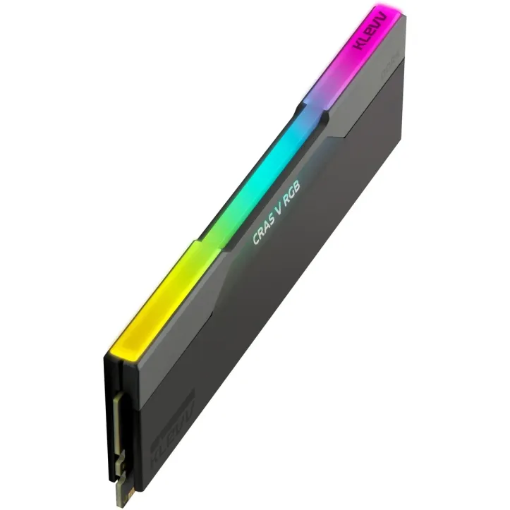 Desktop Memory DRAM Klevv CRAS V RGB 32GB (2x16GB) DDR5 6400MHz CL30 KD5AGUA80-64B300G 32GB DDR5 6400MHz Color:black Desktop Memory DRAM Klevv CRAS V RGB 32GB (2x16GB) DDR5 6400MHz CL30 KD5AGUA80-64B300G 32GB DDR5 6400MHz Color:black