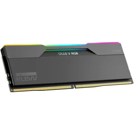 Desktop Memory DRAM Klevv CRAS V RGB 32GB (2x16GB) DDR5 6400MHz CL30 KD5AGUA80-64B300G 32GB DDR5 6400MHz Color:black Desktop Memory DRAM Klevv CRAS V RGB 32GB (2x16GB) DDR5 6400MHz CL30 KD5AGUA80-64B300G 32GB DDR5 6400MHz Color:black