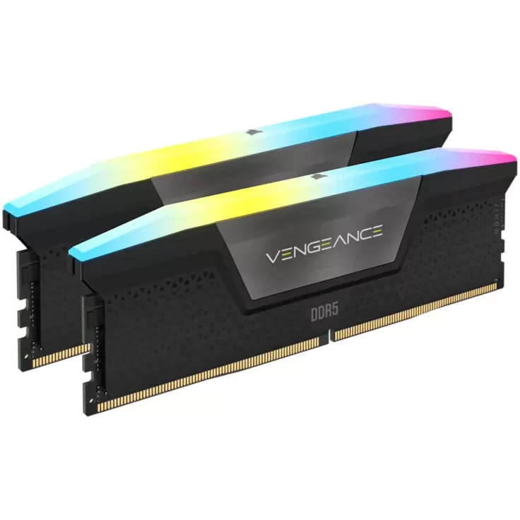 Desktop Memory DRAM Corsair Vengeance RGB DDR5 48GB (2x24GB) 5600MHz CL40 CMH48GX5M2B5600C40 48GB DDR5 5600MHz Color:black