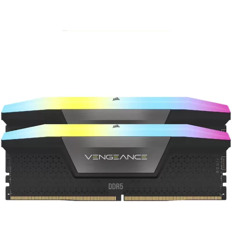 Desktop Memory DRAM Corsair Vengeance RGB DDR5 48GB (2x24GB) 5600MHz CL40 CMH48GX5M2B5600C40 48GB DDR5 5600MHz Color:black