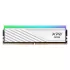 זיכרון לנייח DRAM Adata XPG Lancer Blade RGB DDR5 16GB 6400MHz לבן AX5U6400C3216G-SLABRWH 16GB DDR5 6400MHz CL32 Intel XMP 3.0 and AMD EXPO