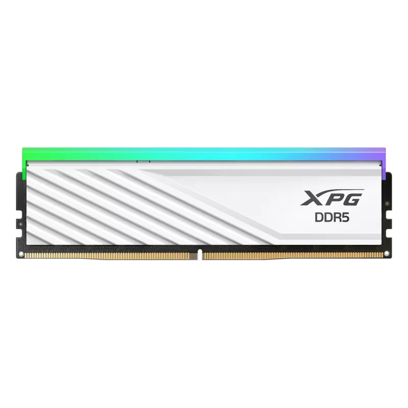 זיכרון לנייח DRAM Adata XPG Lancer Blade RGB DDR5 16GB 6400MHz לבן AX5U6400C3216G-SLABRWH 16GB DDR5 6400MHz CL32 Intel XMP 3.0 and AMD EXPO זיכרון לנייח DRAM Adata XPG Lancer Blade RGB DDR5 16GB 6400MHz לבן AX5U6400C3216G-SLABRWH 16GB DDR5 6400MHz CL32 Intel XMP 3.0 and AMD EXPO