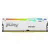 Оперативная память DRAM Kingston FURY Beast RGB DDR5 16GB 5200MHz CL40 white KF552C40BWA-16 16GB DDR5 5200MHz