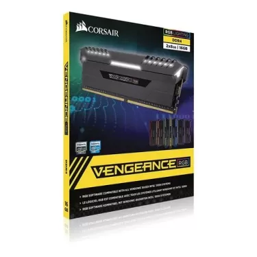 זיכרון לנייח DRAM Corsair Vengeance CMR32GX4M2C3200C16 KIT 32GB (2x16GB) DDR4 3200MHz 1.2V צבע שחור