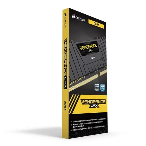 זיכרון לנייח DRAM Corsair VENGEANCE LPX  CMK8GX4M1D3000C16 8GB DDR4 DIMM 3000MHz 1.2V צבע שחור