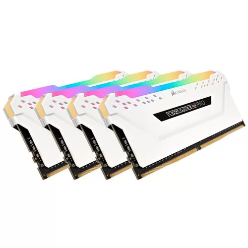 זיכרון לנייח DRAM Corsair VENGEANCE RGB PRO CMW32GX4M4C3000C15W KIT 32GB (4X8GB) DDR4 3000MHz צבע לבן זיכרון לנייח DRAM Corsair VENGEANCE RGB PRO CMW32GX4M4C3000C15W KIT 32GB (4X8GB) DDR4 3000MHz צבע לבן