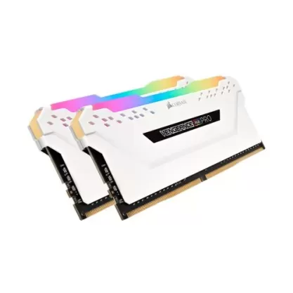 זיכרון לנייח DRAM Corsair VENGEANCE RGB PRO CMW32GX4M2C3200C16W KIT 32GB (2x16GB) DDR4 3200MHz צבע לבן זיכרון לנייח DRAM Corsair VENGEANCE RGB PRO CMW32GX4M2C3200C16W KIT 32GB (2x16GB) DDR4 3200MHz צבע לבן