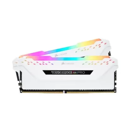 זיכרון לנייח DRAM Corsair VENGEANCE RGB PRO CMW32GX4M2C3200C16W KIT 32GB (2x16GB) DDR4 3200MHz צבע לבן זיכרון לנייח DRAM Corsair VENGEANCE RGB PRO CMW32GX4M2C3200C16W KIT 32GB (2x16GB) DDR4 3200MHz צבע לבן