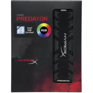 זיכרון לנייח DRAM Kingston Hyper X PREDATOR RGB HX432C16PB3AK2/32 KIT 32GB (2x16GB) DDR4 3200MHz