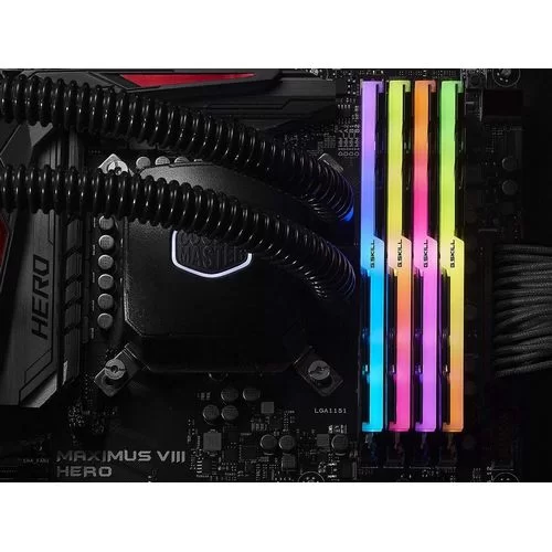 Оперативная память DRAM G.Skill Trident Z RGB F4-3600C17Q-32GTZR KIT 32GB (4X8GB) DDR4 DIMM 3600MHz 17-18-18-38 1.35V OEM, без оригинальной упаковки