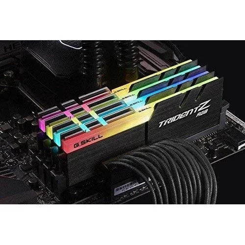 Desktop Memory DRAM G.Skill Trident Z RGB (For AMD) F4-2933C14Q2-128GTZRX KIT 128GB (8X16) DDR4 2933MHz 14-14-14-34 1.35V OEM, no package