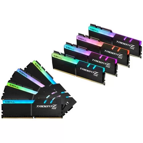 Desktop Memory DRAM G.Skill Trident Z RGB (For AMD) F4-2933C14Q2-128GTZRX KIT 128GB (8X16) DDR4 2933MHz 14-14-14-34 1.35V OEM, no package