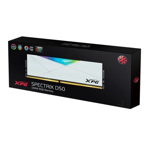 Desktop Memory DRAM Adata XPG SPECTRIX D50 AX4U320038G16A-SW50 8GB DDR4 DIMM 3200MHz CL16-20-20
