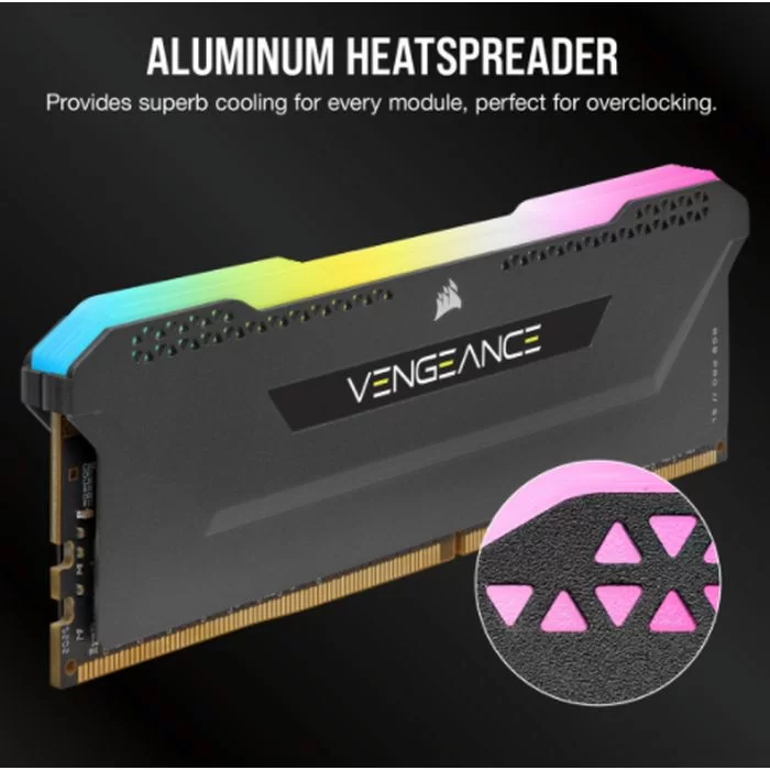 זיכרון לנייח DRAM Corsair VENGEANCE RGB PRO SL CMH32GX4M2D3600C18 KIT 32GB (2x16GB) DDR4 3600MHz CL18 צבע שחור זיכרון לנייח DRAM Corsair VENGEANCE RGB PRO SL CMH32GX4M2D3600C18 KIT 32GB (2x16GB) DDR4 3600MHz CL18 צבע שחור