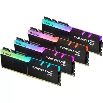 זיכרון לנייח DRAM G.Skill Trident Z RGB F4-3600C16Q-64GTZRC KIT 64GB (4X16GB) DDR4 DIMM 3600MHz 16-19-19-39 1.2V OEM, ללא אריזה צבע שחור זיכרון לנייח DRAM G.Skill Trident Z RGB F4-3600C16Q-64GTZRC KIT 64GB (4X16GB) DDR4 DIMM 3600MHz 16-19-19-39 1.2V OEM, ללא אריזה צבע שחור