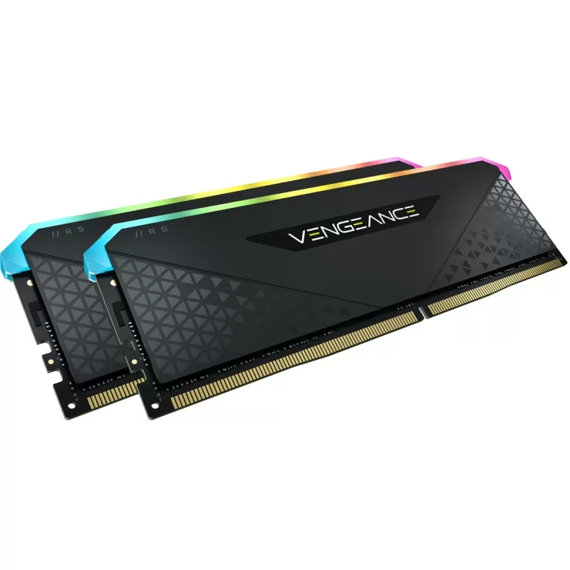 זיכרון לנייח DRAM Corsair VENGEANCE RGB RS CMG16GX4M2D3600C18 KIT 16GB (2X8GB) DDR4 DIMM 3600MHz CL18 צבע שחור זיכרון לנייח DRAM Corsair VENGEANCE RGB RS CMG16GX4M2D3600C18 KIT 16GB (2X8GB) DDR4 DIMM 3600MHz CL18 צבע שחור