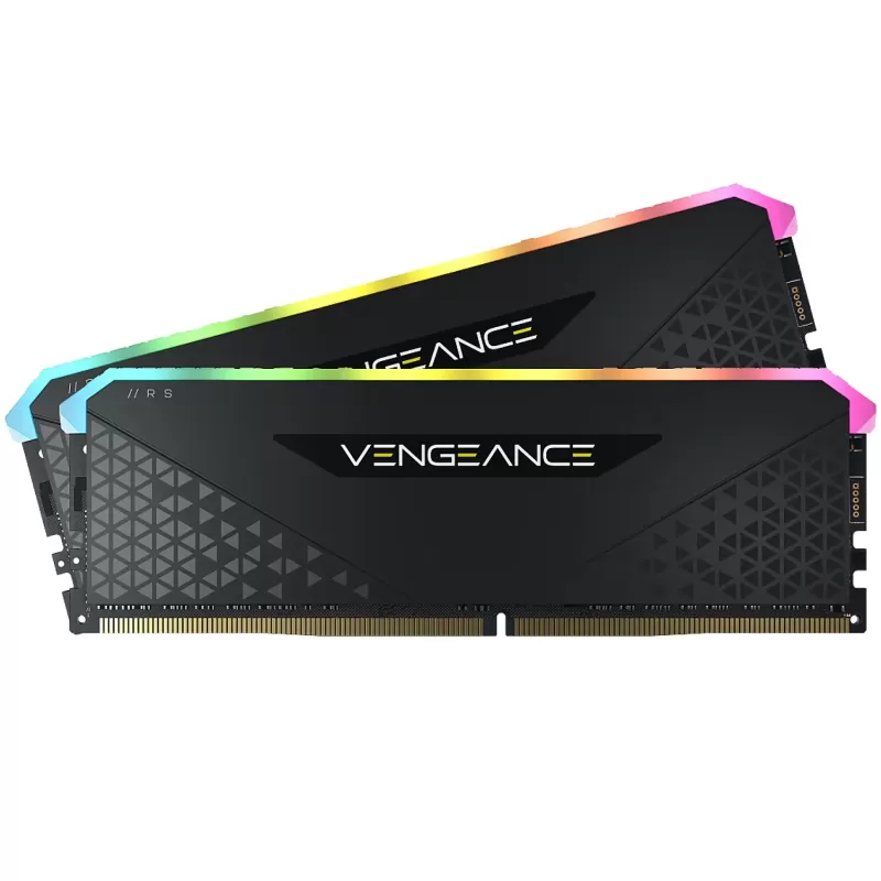 זיכרון לנייח DRAM Corsair VENGEANCE RGB RS CMG16GX4M2D3600C18 KIT 16GB (2X8GB) DDR4 DIMM 3600MHz CL18 צבע שחור זיכרון לנייח DRAM Corsair VENGEANCE RGB RS CMG16GX4M2D3600C18 KIT 16GB (2X8GB) DDR4 DIMM 3600MHz CL18 צבע שחור