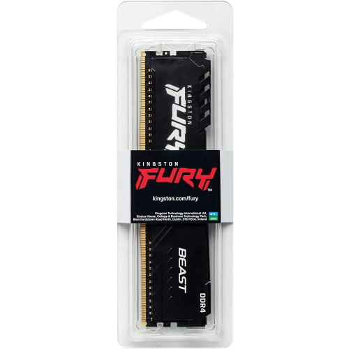 Оперативная память DRAM Kingston Fury Beast KF436C17BB/8 8GB DDR4 3600MHz CL17